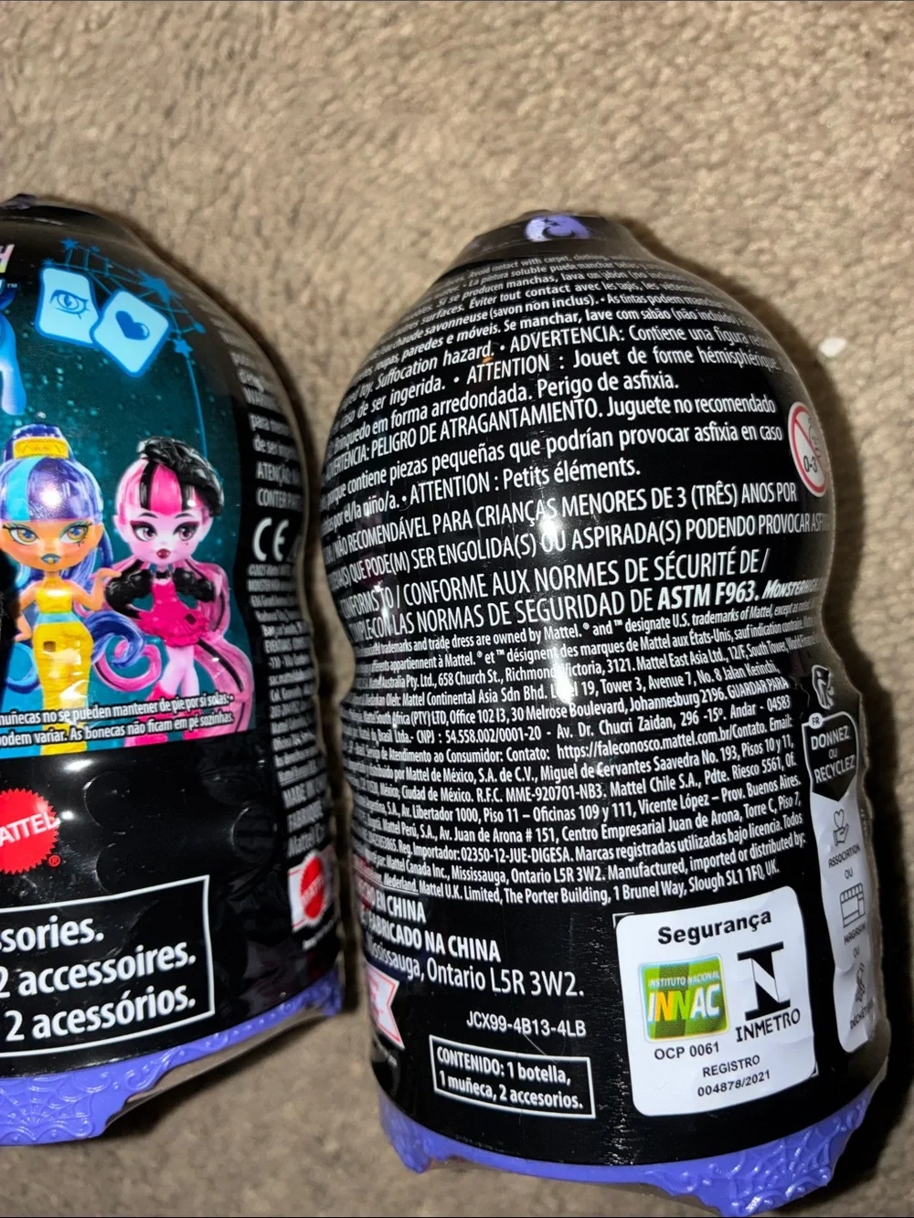 monster high Potions Surprise Dolls - Teal, Purple, Pink Accents
